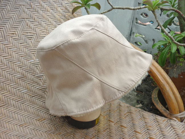 หมวกปีกกว้าง ปีกบุขน ใส่อุ่นหน้าหนาว