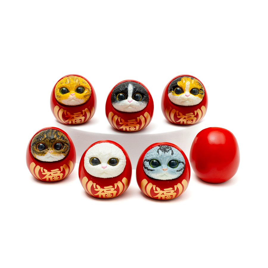 กาชาปองฟิกเกอร์น้องแมวดารุมะ Kedaruma Vol. 1