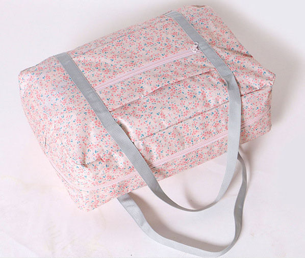 DINIWELL กระเป๋าเดินทางพับเก็บได้ อเนกประสงค์ เพื่อการเดินทาง ท่องเที่ยว ปรับสายสะพายได้ เสียบที่จับของกระเป๋าเดินทางได้ น้ำหนักเบา มีซิปรูดตอนพับเก็บ