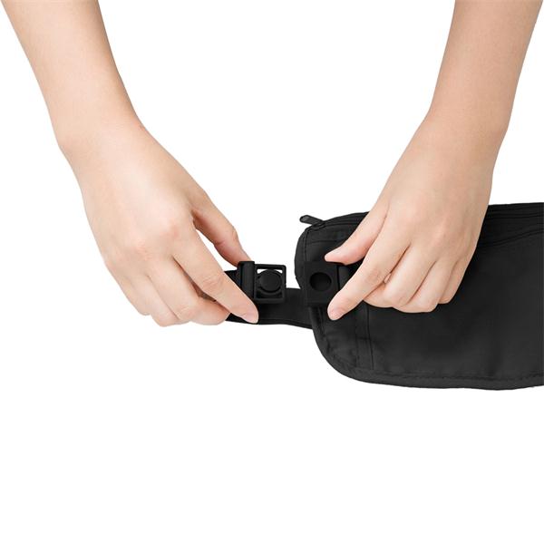 ฺBagsmart กระเป๋าใส่พาสปอร์ตคาดเอว ใส่เอกสารสำคัญ ป้องกันการขโมยข้อมูลด้วยคลื่น RFID มีสองสีให้เลือก