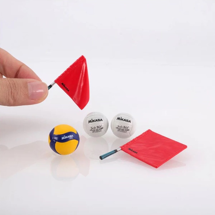 กาชาปองโมเดลอุปกรณ์วอลเล่ย์บอล MIKASA Miniature Collection