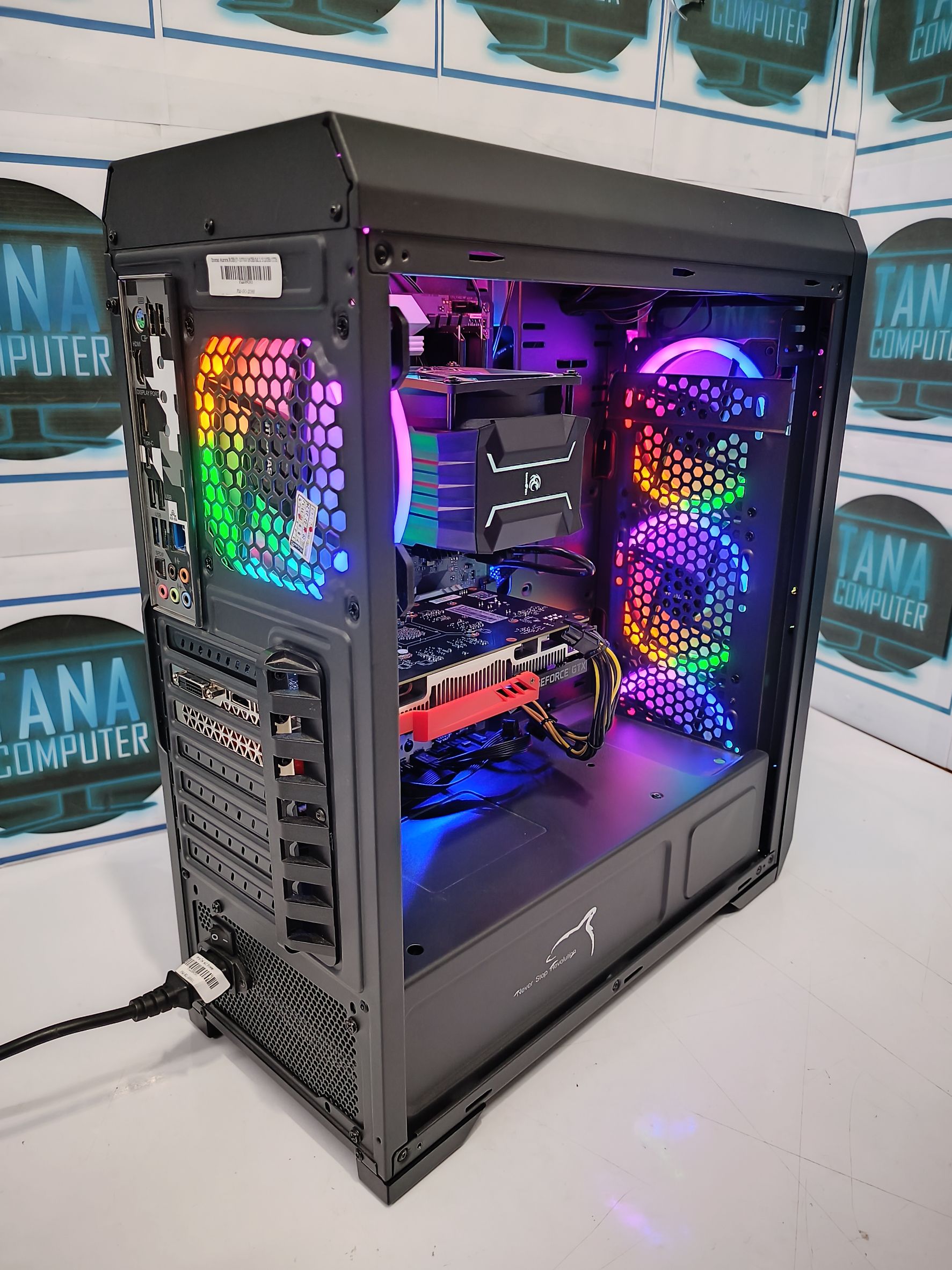 (22,900)คอมประกอบตั้งโต๊ะ สเปคแรงๆ I7-10700 Ram16GB SSD512GB HDD1TB GTX1630 4GB