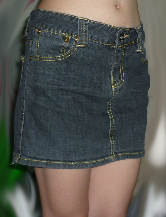 #2กระโปรงยีนส์สวยน่าใส่ 31-34-12