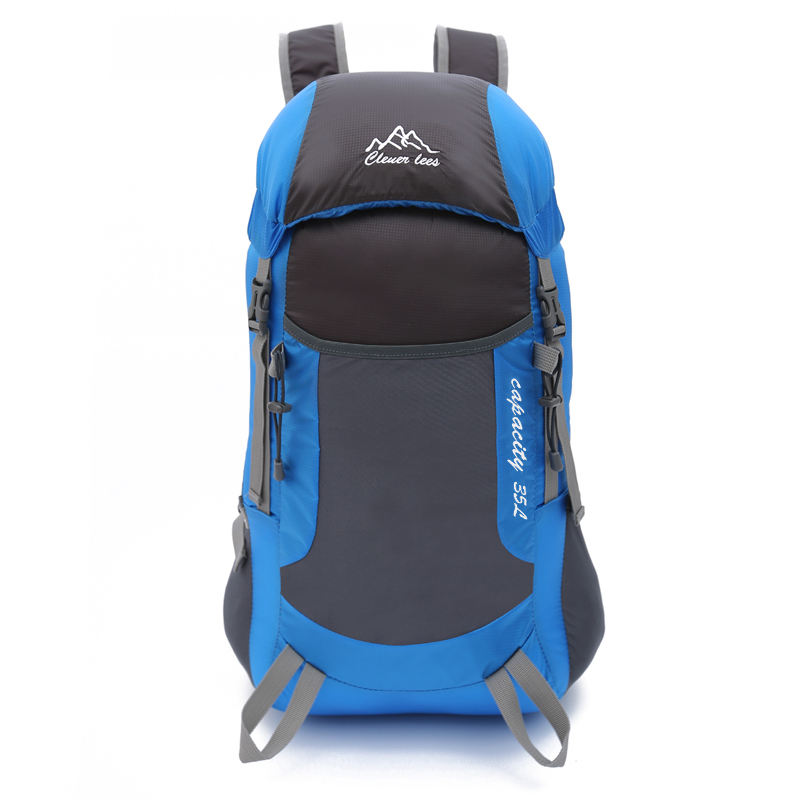 กระเป๋าเป้พับเก็บได้ ขนาด 35 ลิตร น้ำหนักเบา ผลิตจากโพลีเอสเตอร์ กันน้ำ ทนทาน เหมาะสำหรับเดินทาง ท่องเที่ยว