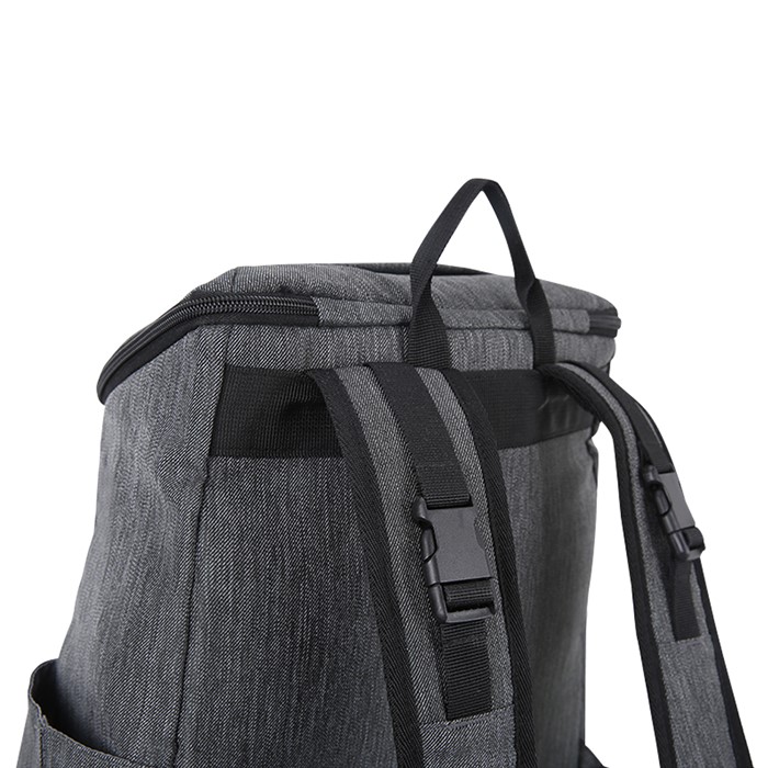 mommore กระเป๋าคุณแม่ กระเป๋าสัมภาระคุณแม่ กระเป๋าแม่ลูกอ่อน กันน้ำ พร้อมแผ่นรองเปลี่ยนผ้าอ้อม จุมาก น้ำหนักเบา เหมาะสำหรับเดินทาง (Dark Grey)