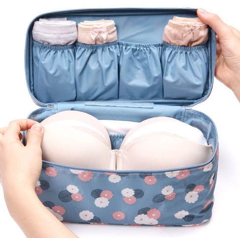 DINIWELL กระเป๋าใส่ชุดชั้นใน กางเกงใน รุ่นพิเศษ เหมาะทั้งหญิง และชาย ช่องเยอะ ผลิตจากโพลีเอสเตอร์คุณภาพสูง กันน้ำ