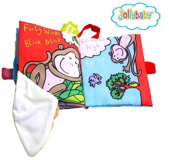 หนังสือผ้า My Monkey book by JollyBaby