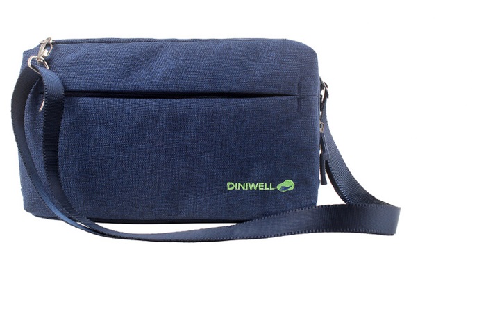 DINIWELL กระเป๋าสะพายข้าง ขนาดกลาง พาดลำตัว กันน้ำ ช่องเยอะ คุณภาพดี สายสะพายเงาสวย มี 5 สีให้เลือก