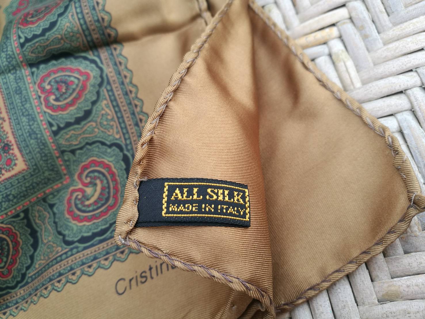 ผ้าไหม Cristina MADE IN ITALY