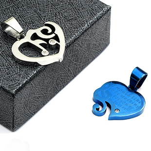 สร้อยคู่ Waiting for You - High Quality Titanium Steel (เก็บเงินปลายทางได้)