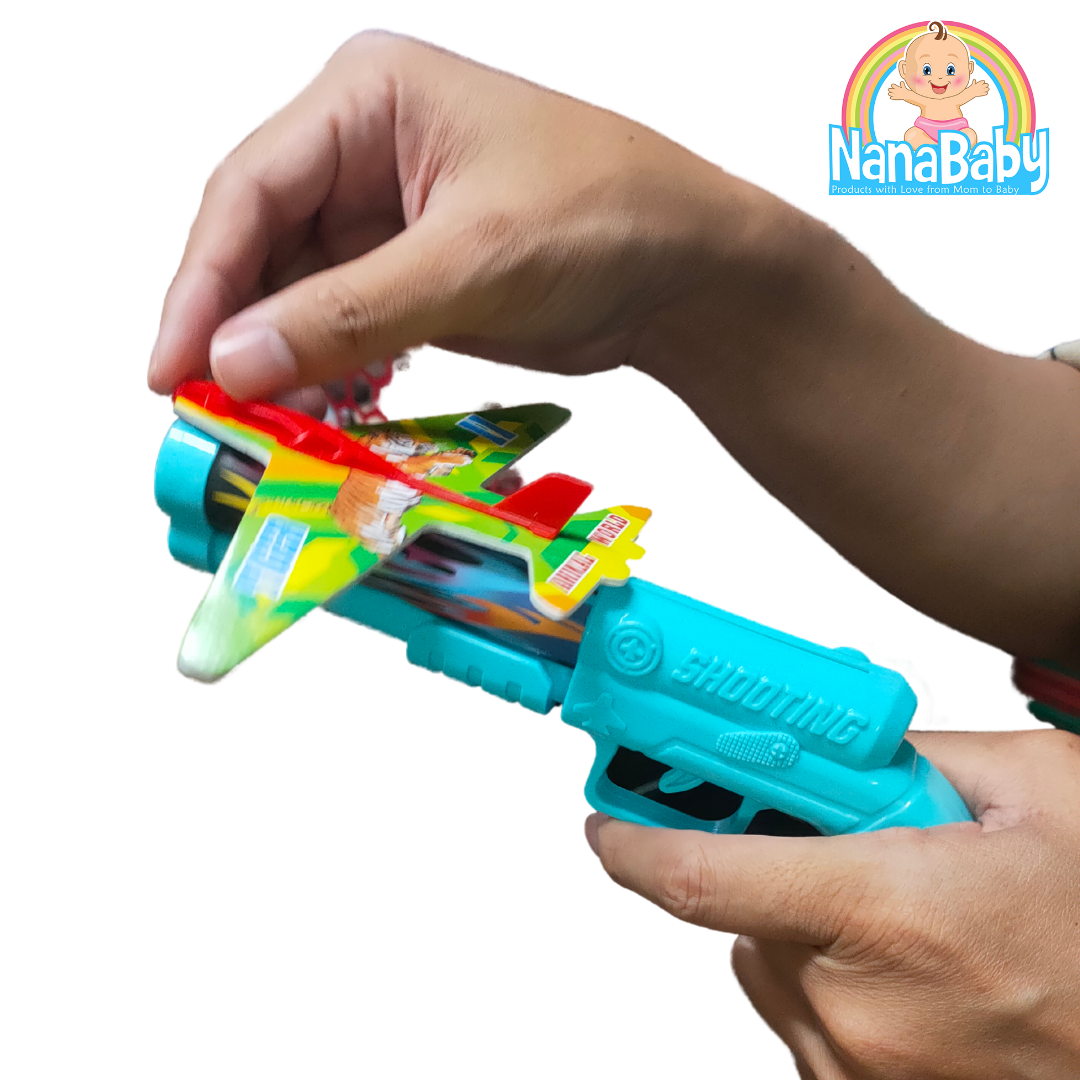 ปืนของเล่น ปืนยิงเครื่องร่อน ปืนยิงเครื่องบิน ของเล่นเด็กผู้ชาย