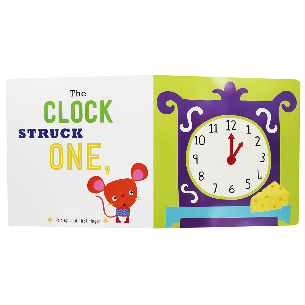 Baby Board Book : Hickory Dickory Dock บอร์ดบุ๊คส์ ฮิกเคอรี่ดอค ติ๊กต๊อก