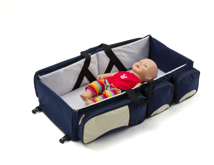 กระเป๋าคุณแม่ กางเป็นที่นอนทารกพกพาได้ 3 in 1 Baby Travel Bed and Bag