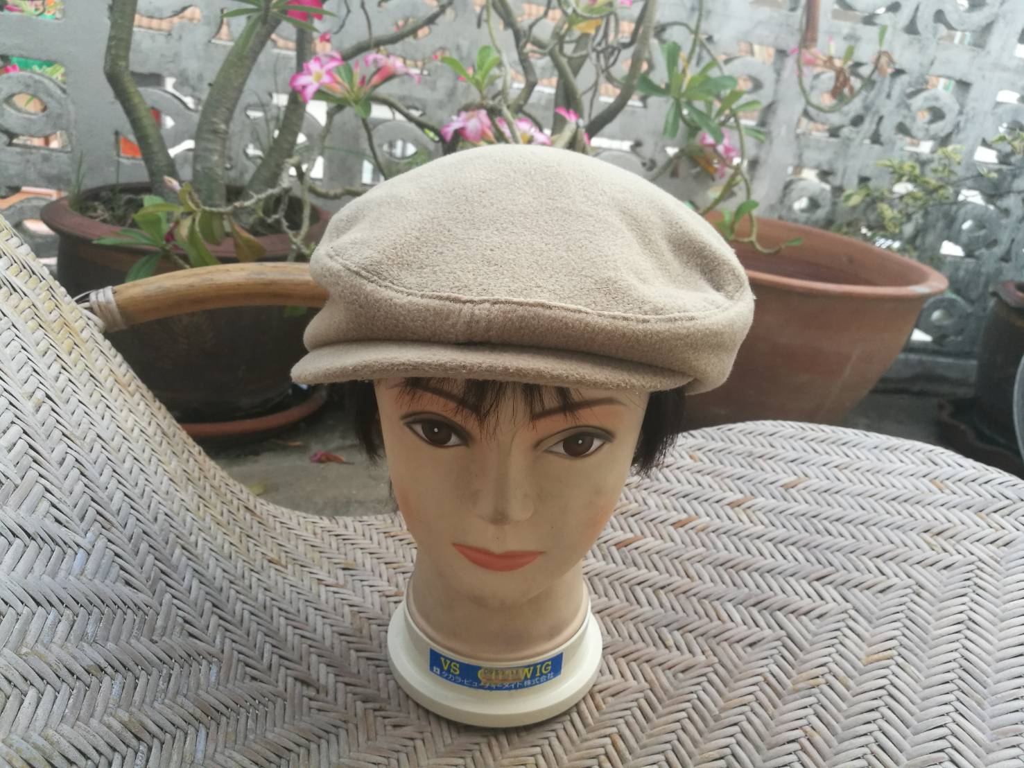 หมวกติงลี่ผ้าฟลีซหนา ปีกเปิดได้ใส่เป็นหมวกแก๊ป (ของใหม่)