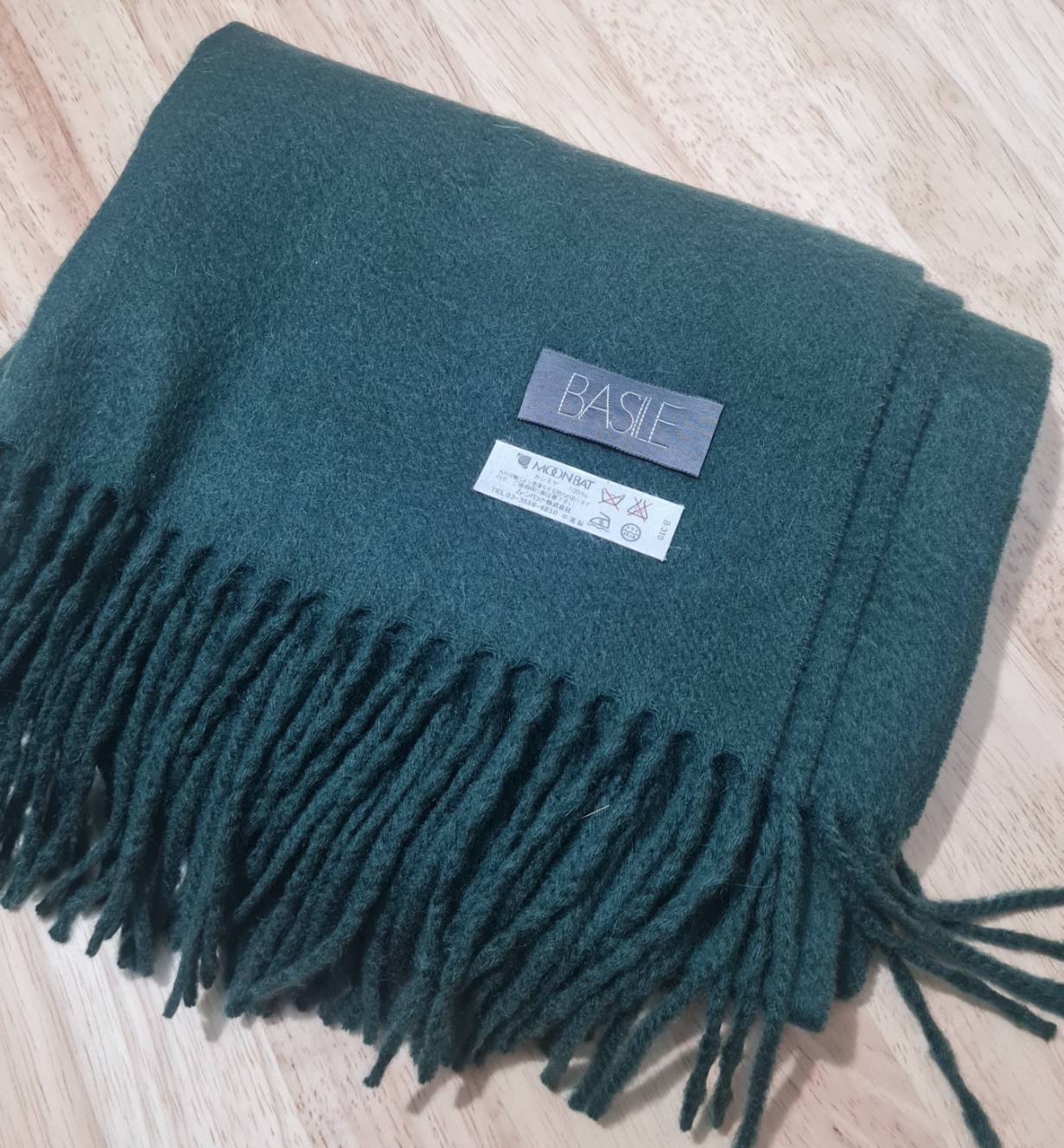 ผ้าพันคอผืนใหญ่ BASILE Cashmere(มือ1)