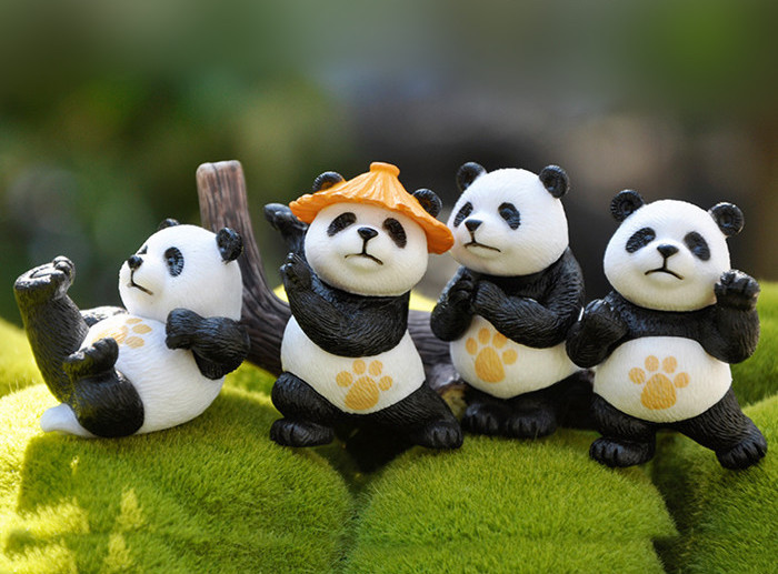 กาชาปองฟิกเกอร์แพนด้า Panda Kempo