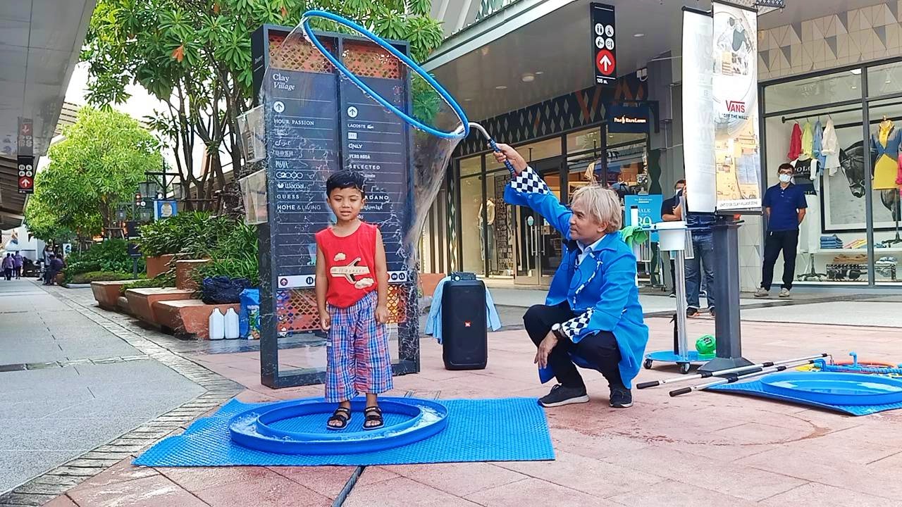 Bubble Show บับเบิ้ลโชว์ โชว์ฟองสบู่ ฟองสบู่ยักษ์ 03/04/2564