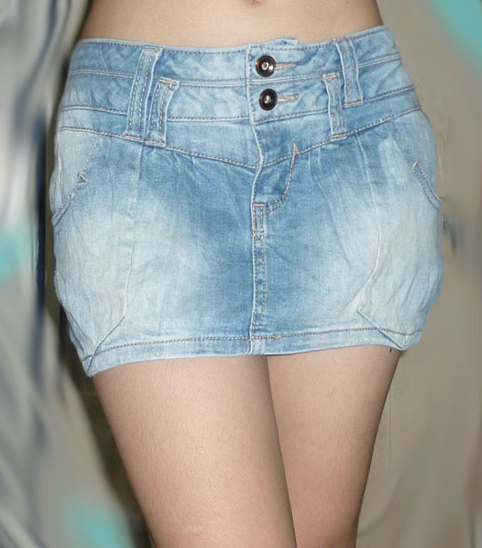 #1กระโปรงยีนส์ทรงบอลลูน น่ารักของ DENIM 33-36-10