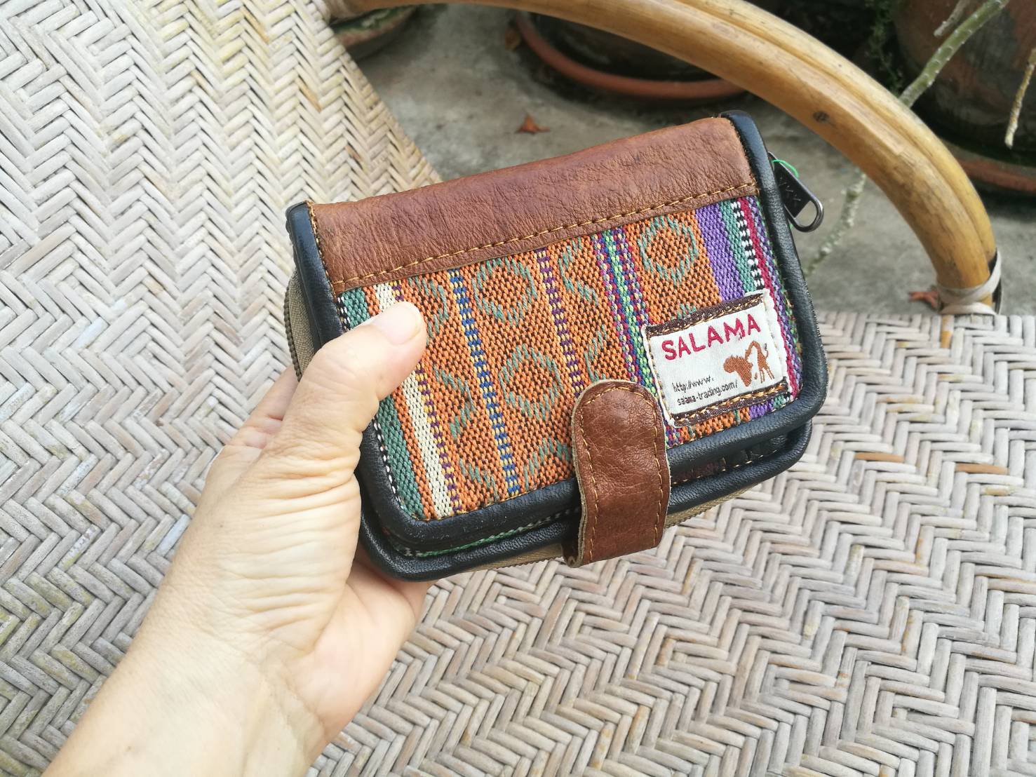 กระเป๋าสตางค์ SALAMA Handmade จากเนปาล สวยมาก (ของใหม่)