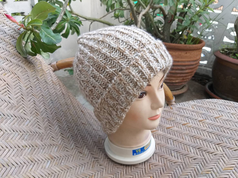 หมวกไหมพรมขนสัตว์หนา HIGHTLAND2000 Made in UK