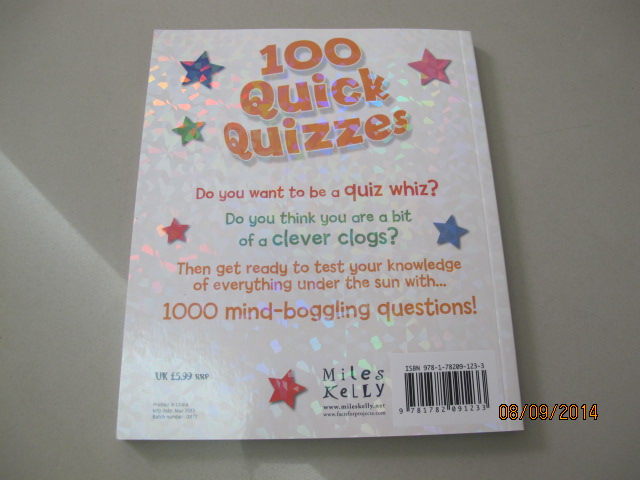 100 Quick Quizzes for ages 7-8 หนังสือความรู้ผ่านคำถาม สำหรับเด็ก 7-8 ปี