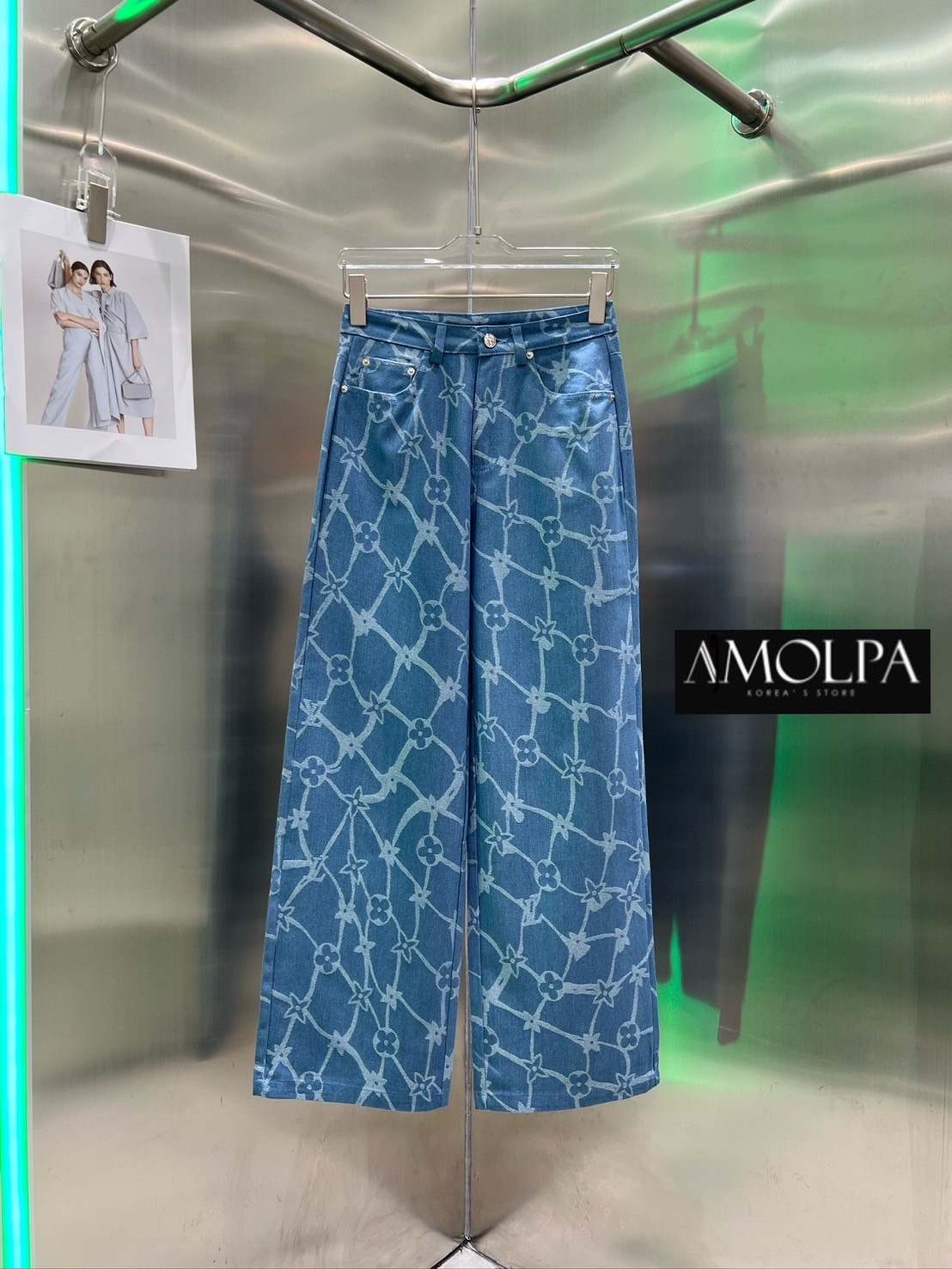 กางเกง LV DENIM ชนช๊อปปป สวยม๊ากกก ผ้ายีนส์แท้ 100เปอ อย่างดี ใส่สบาย : สินค้าคุณภาพ (พร้อมส่ง)