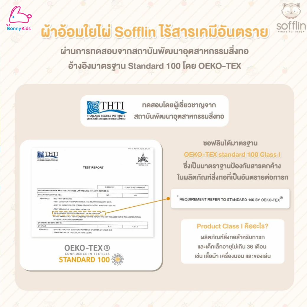 Sofflin (ซอฟฟลิน) ผ้าห่อตัวมัสลินใยไผ่ 47x47 นิ้ว ผ้าทอโปร่งสบาย ระบายอากาศได้ดี (แพ็ค 3 ชิ้น)