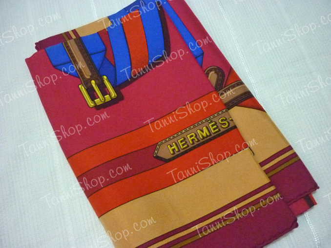 ผ้าพันคอ Hermès 100% SILK ของแท้