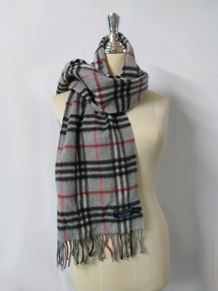 ผ้าพันคอแคชเมียร์ BURBERRY ของแท้