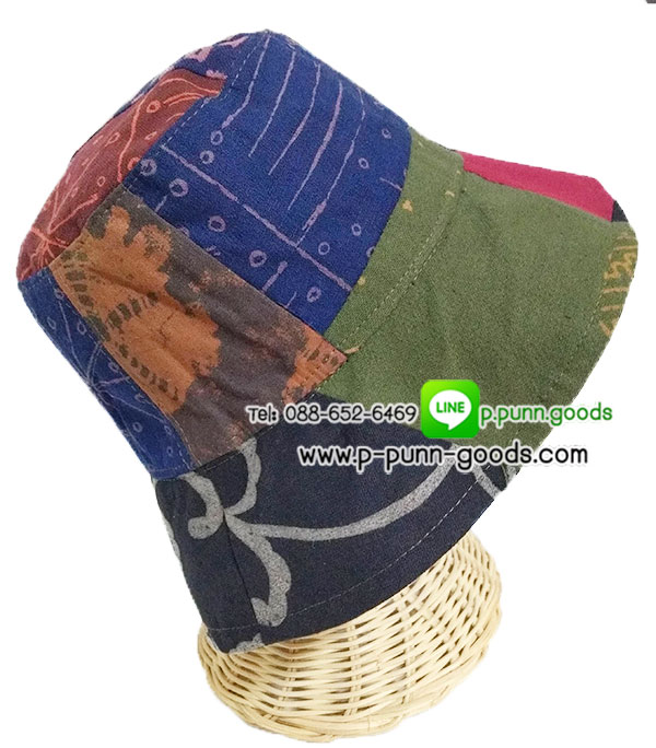 หมวกผ้าฝ้าย หมวกผ้าต่อ หมวกทรงบัคเก็ต