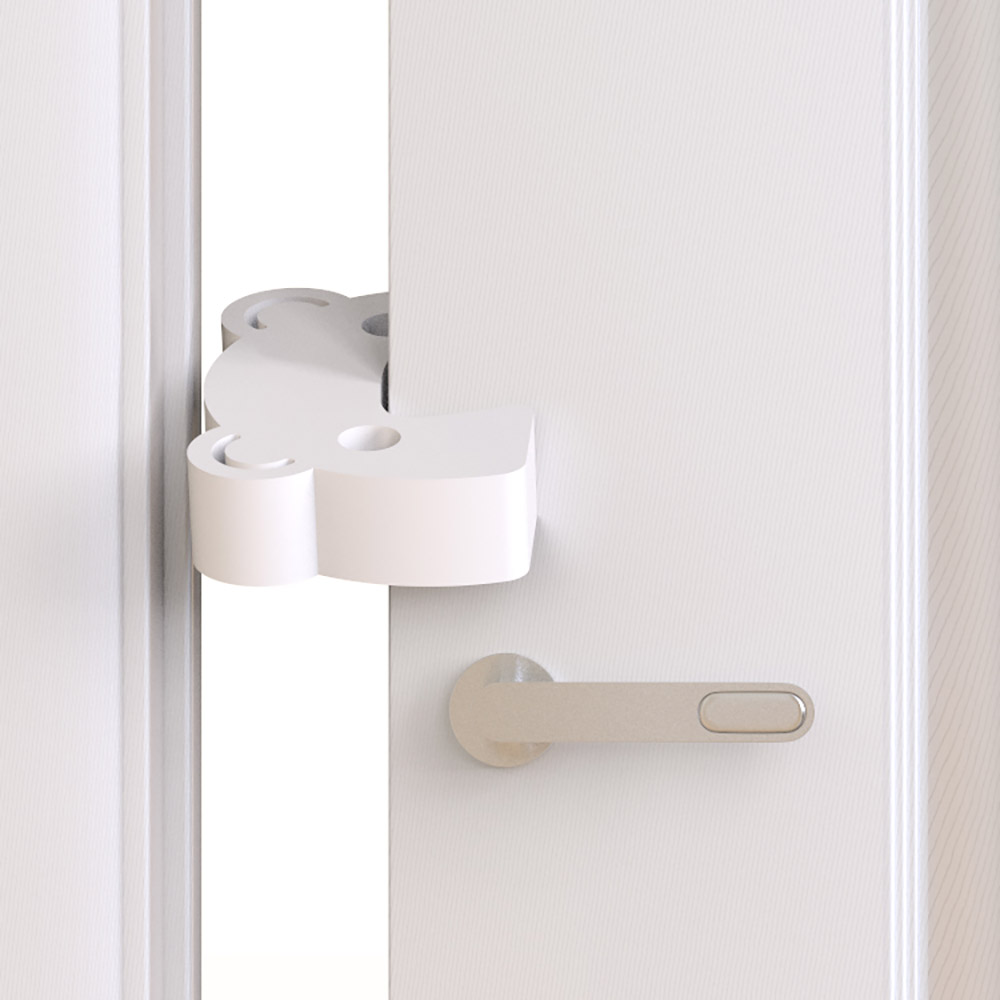 ที่กันประตูหนีบนิ้วเด็ก โฟมหนาพิเศษ +ที่เก็บโฟม Looktosee Child Safety Door Card Finger Guard