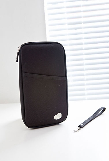 กระเป๋าใส่พาสปอร์ต กระเป๋าใส่หนังสือเดินทาง อเนกประสงค์ มีสายคล้องมือ ใส่เอกสารได้เยอะ พกพาสะดวก กันน้ำ คุณภาพดี