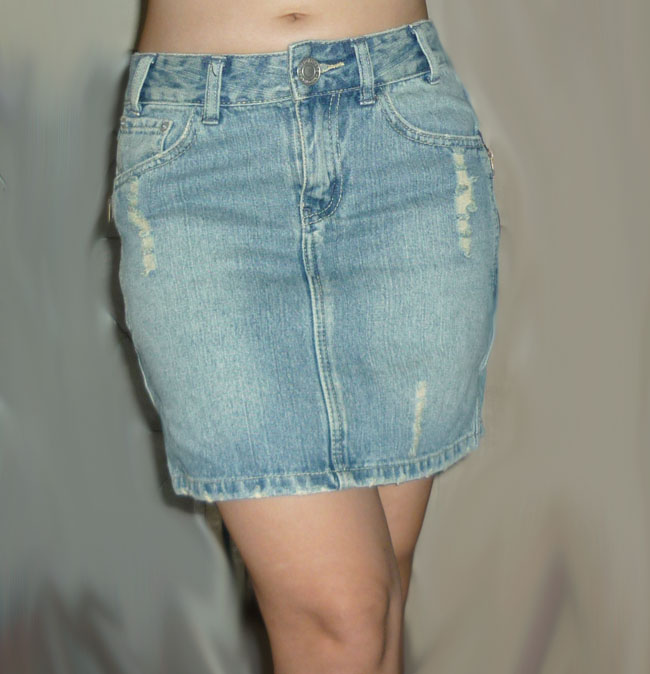 กระโปรงยีนส์ AFT jeans แบรนด์ญี่ปุ่น 29-34-14.5