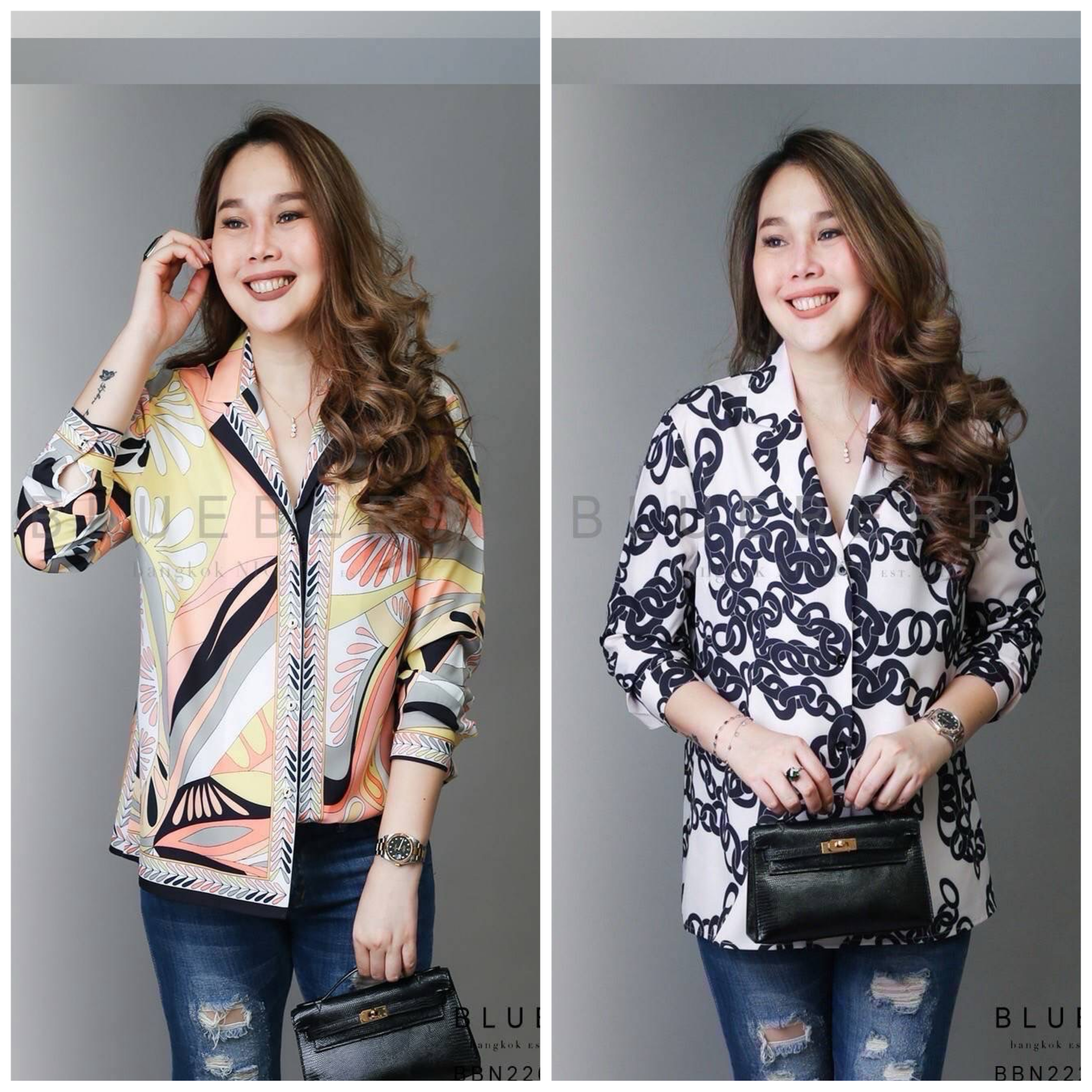 เสื้อเชิ้ต สูทเชิ้ต New พรีเมี่ยมคลาสสิคเสื้อแบรนด์เนม เชิ้ตปกสูทแขนยาว คอลเลคชั่นสุดหรู ใส่สบาย : สินค้าคุณภาพ (พร้อมส่ง)