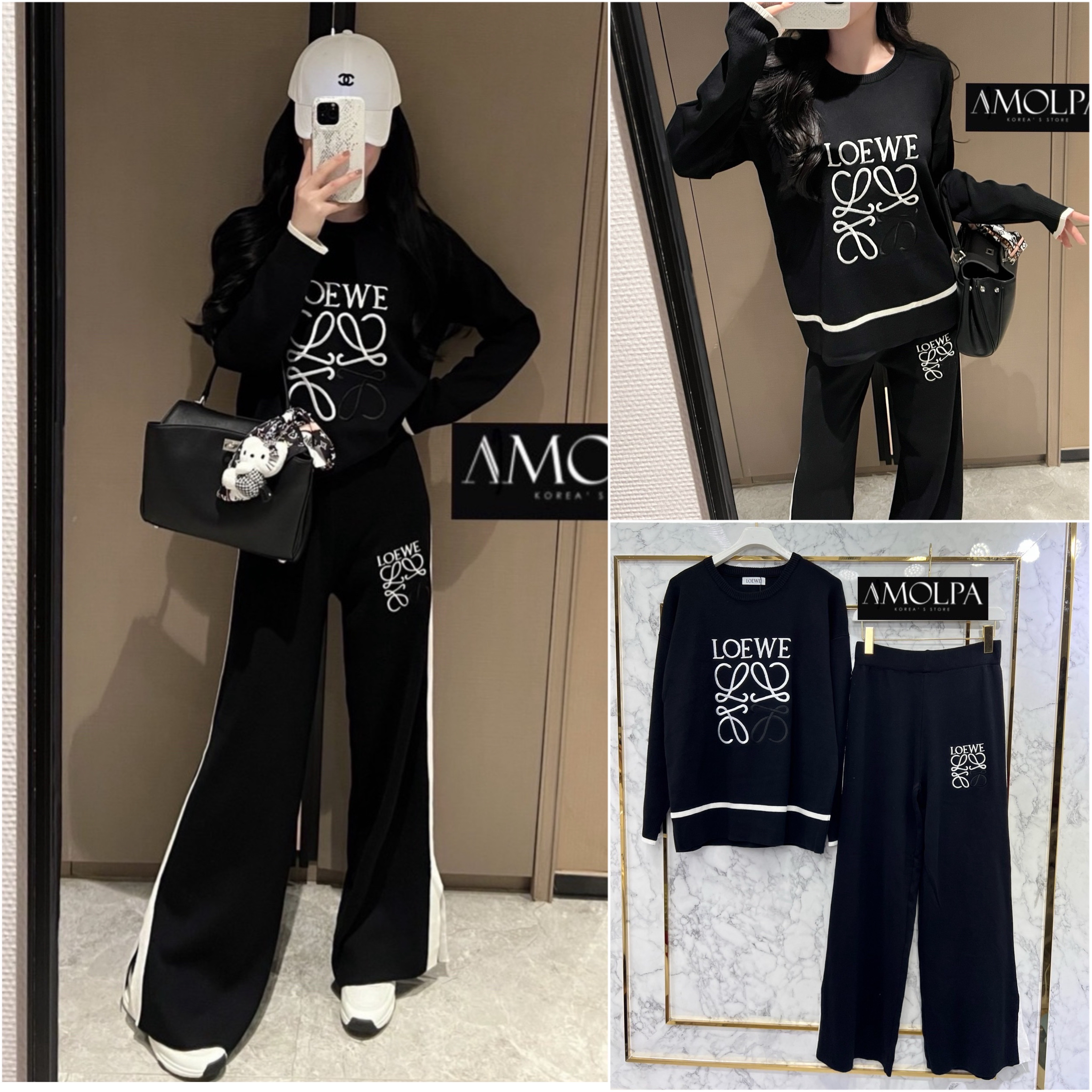 SET LOEWE KNIT งาน HIEND – TOP GRADE ไม่เหมือนใครค่า รุ่นนี้ใส่สบาย เก๋สุดๆ ห้ามพลาดเลยน๊า สวยสุดๆ : สินค้าคุณภาพ (พร้อมส่ง)