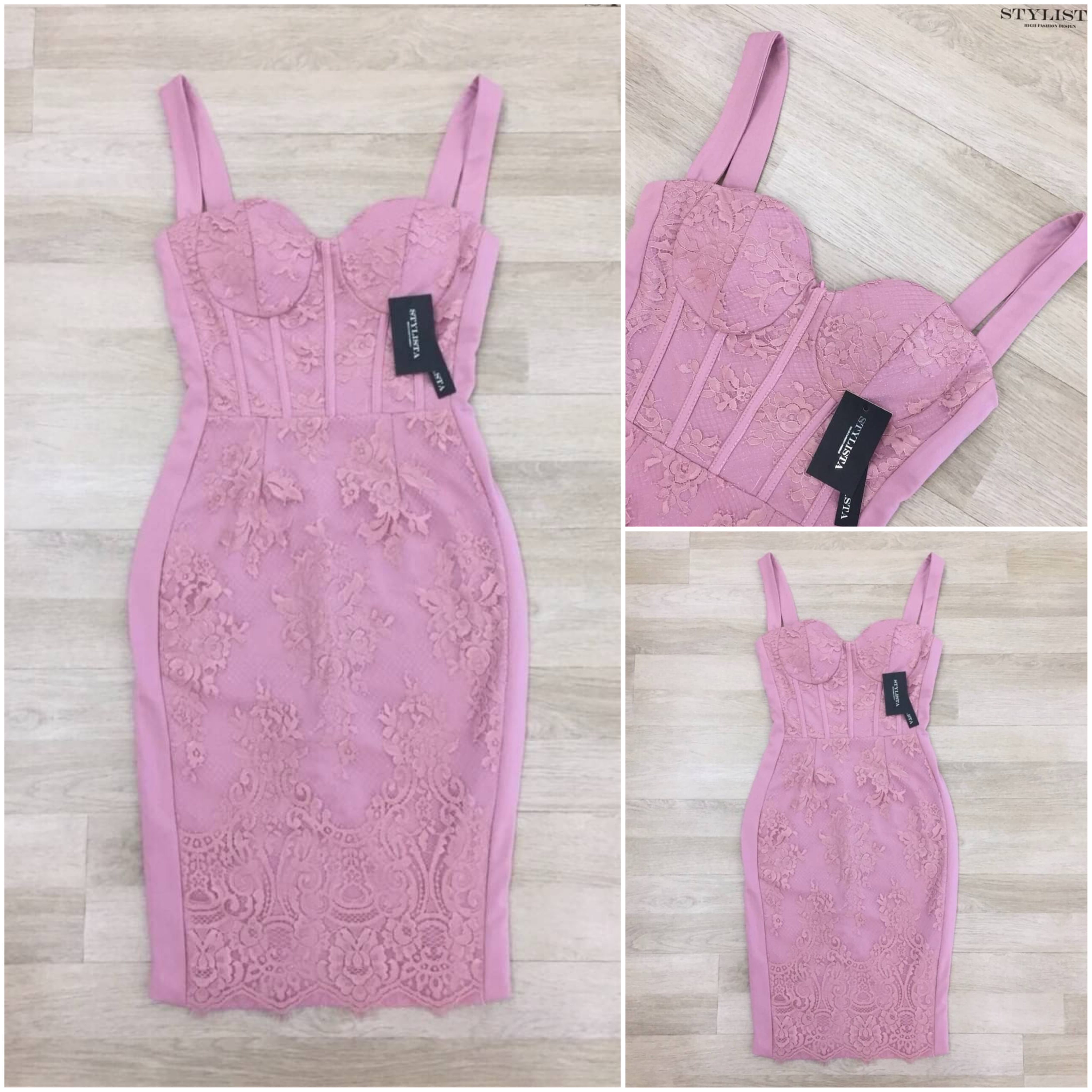 เดรสทรงพอดีตัว ผ้ามีเทคเจอร์ลูกไม้ ใส่สวย มากๆ ใส่ออกงาน ใส่ได้หลายโอกาส ใส่สบาย สินค้าคุณภาพ (พร้อมส่ง)