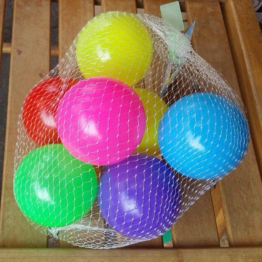 ของเล่นอาบน้ำ ลูกบอลลอยน้ำ Soft Ball ลูกบอลพลาสติก ขนาด 7 ซม. 7 ลูก