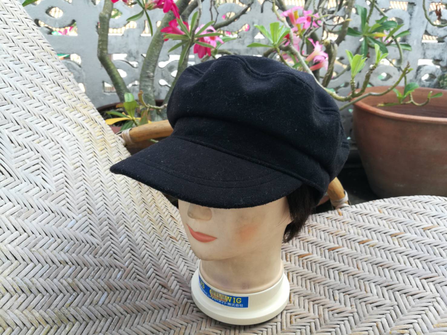 หมวกฟักทองผ้าสักหลาด GU สวยมากกกก (ของใหม่)