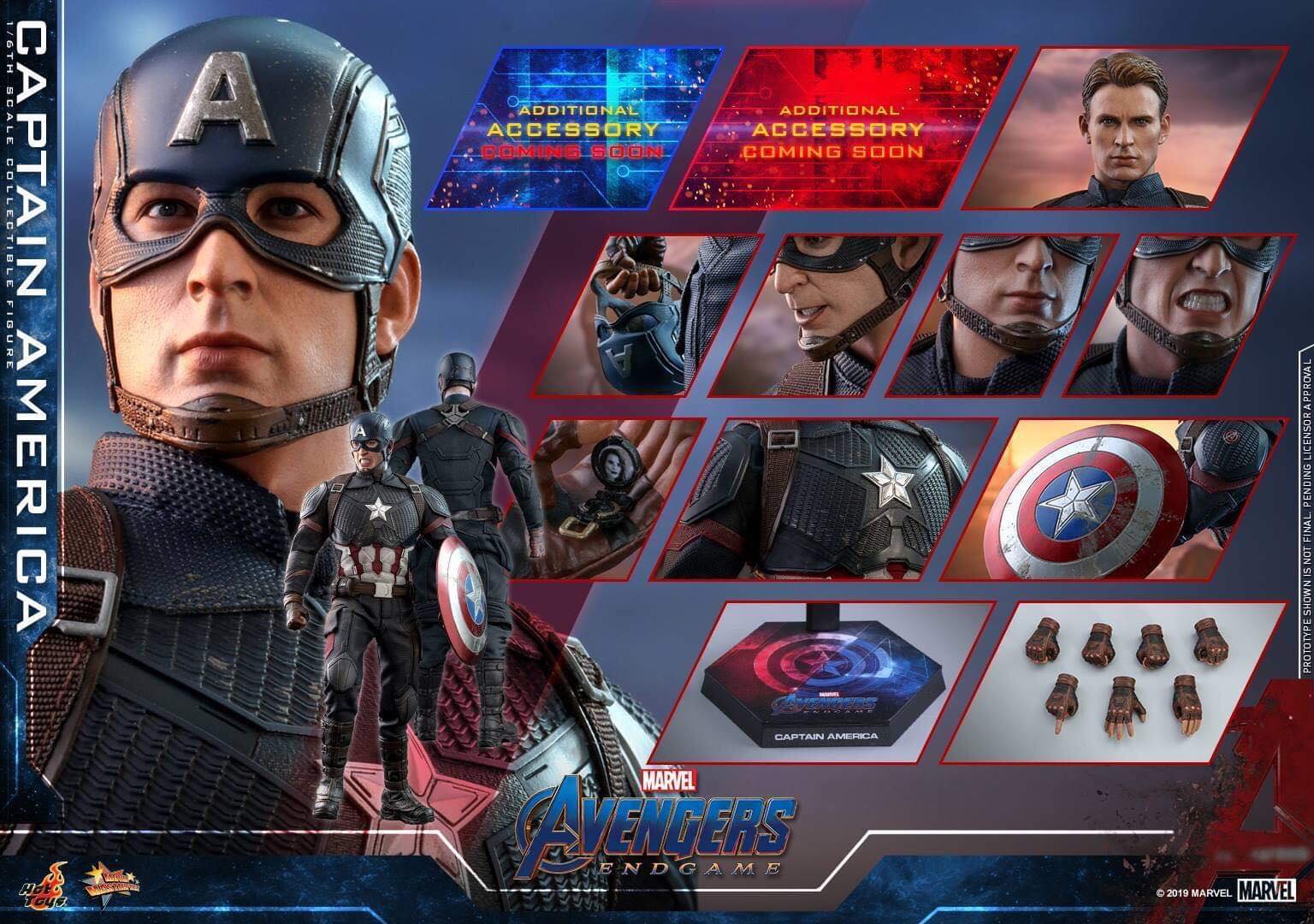 เปิดจอง Captain America: Avengers Endgame 1/6Scale by Hot Toys