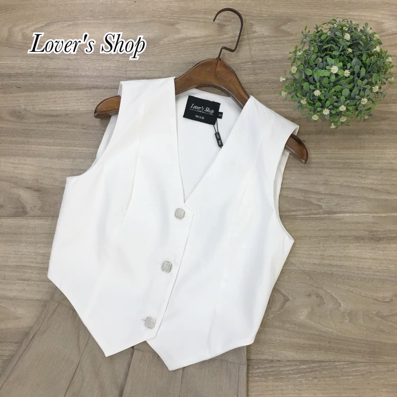 Set.2ชิ้น ลุคเรียบหรูดูผู้ดี เสื้อกั๊กทรงเข้ารูปมีซับใน แต่งกระดุมเพชร มาพร้อมกางเกงเอวสูงผ้าหนาอัดกาวมีซับใน ใส่สบาย : สินค้าคุณภาพ (พร้อมส่ง)