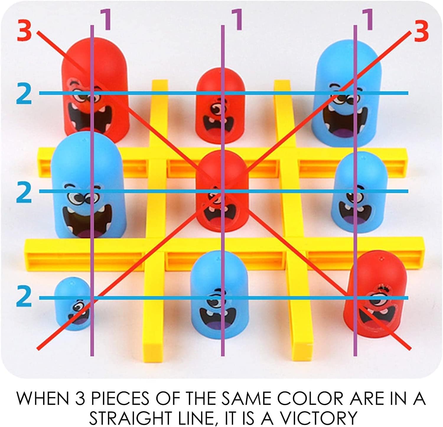 Tic Tac Toe เกม XO แบบวางซ้อนทับตัวเล็กได้