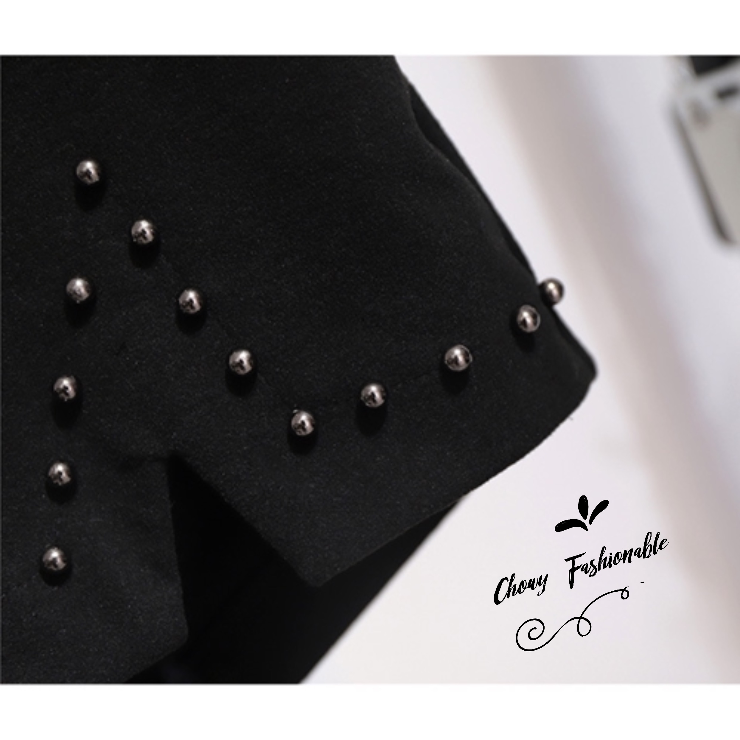 กางเกงไซส์ใหญ่ 5XL เอว 38-50 นิ้ว ขาสั้นไซส์ใหญ่ กางเกงสาวอวบ มียางยืดข้างหลัง FF0246BL