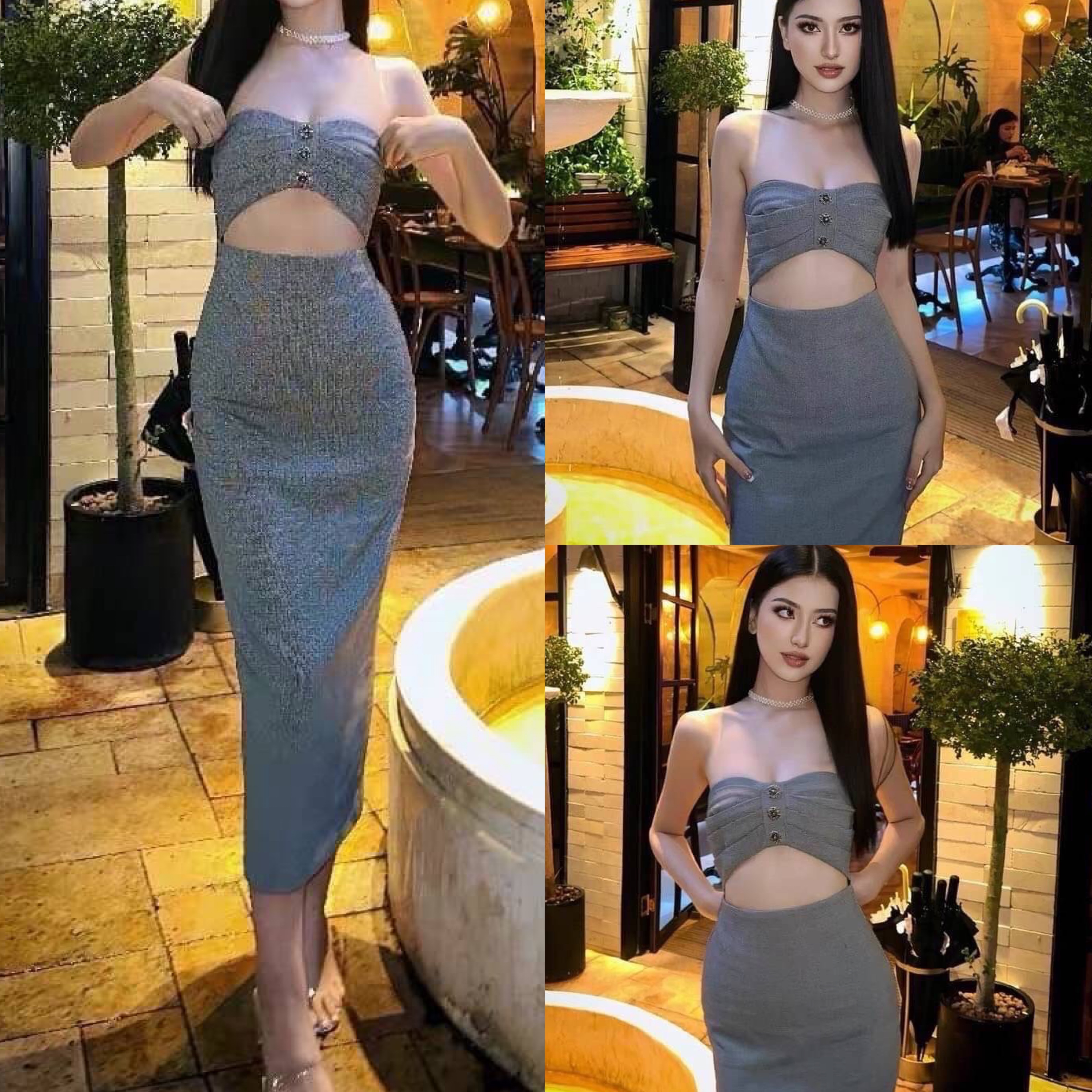 เดรสใส่สวยเรียบหรูดูดีมาก แพลตเทินดีงาม ใส่สวยเปะสุดๆ ใส่สบาย สินค้าคุณภาพ (พร้อมส่ง)