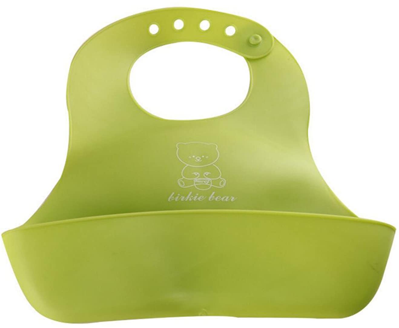 ผ้ากันเปื้อนเด็ก 1-3 ปี ผ้ากันเปื้อนซิลิโคนเด็ก ผ้ากันเปื้อนกินข้าวเด็ก มีถาดรองเศษอาหาร ซิลิโคนนิ่ม Baby Bear Soft Bib