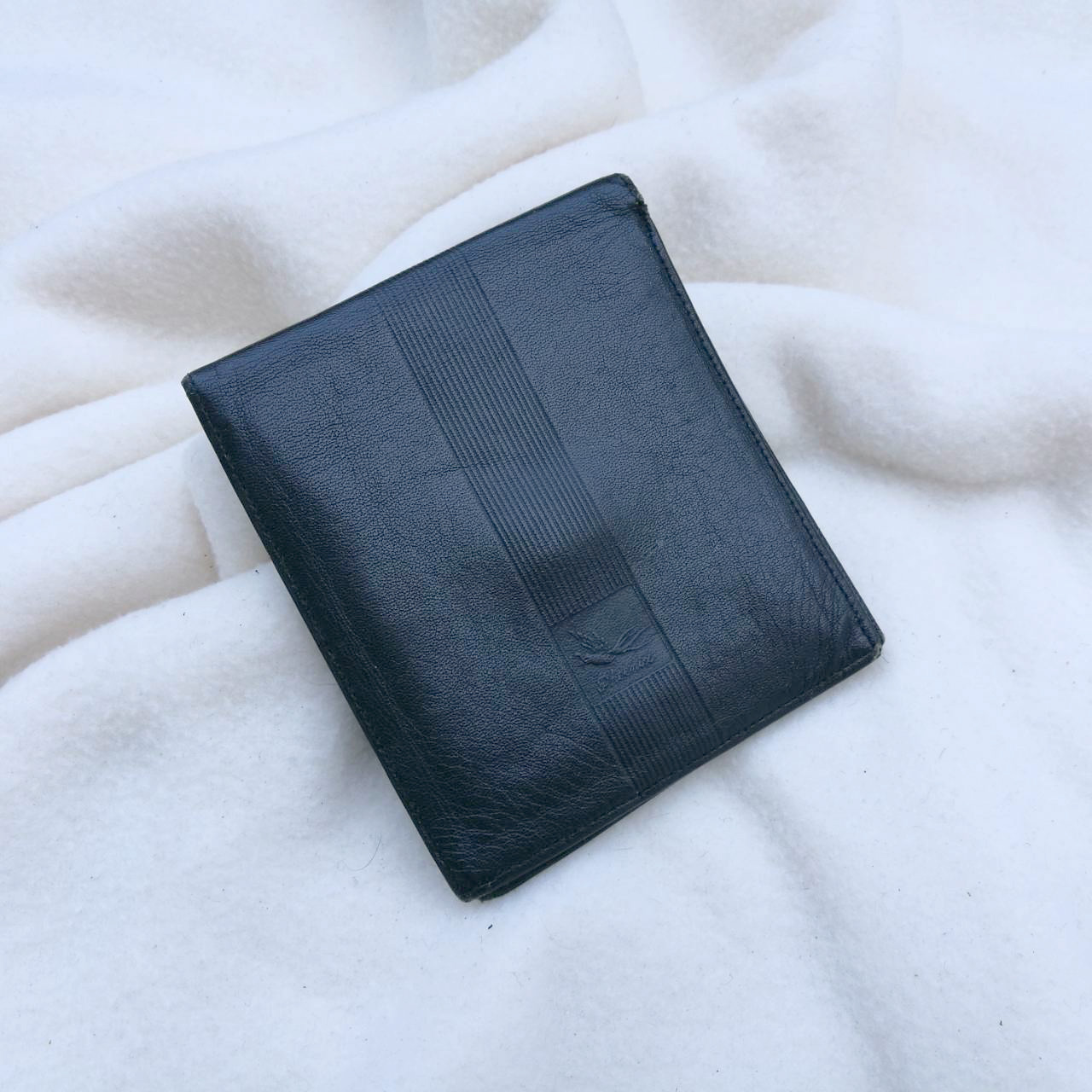 กระเป๋าสตางค์หนังแท้สีดำ phoenix