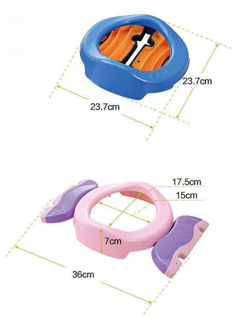 ที่รองชักโครกเด็ก พกพา ฝารองชักโครกเด็ก เบาะรองชักโครกเด็ก ที่รองชักโครกเด็ก กระโถนเด็กพกพา 2 in 1 Potty Trvl-set แถมฟรี !! ถุง 10 ใบ