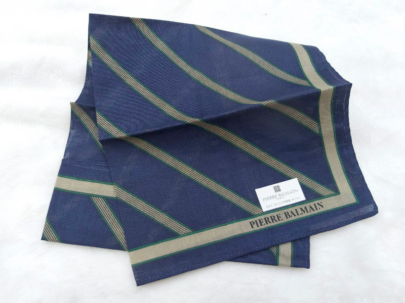 ผ้าเช็ดหน้าชาย แบรนด์เนม Pierre Balmain