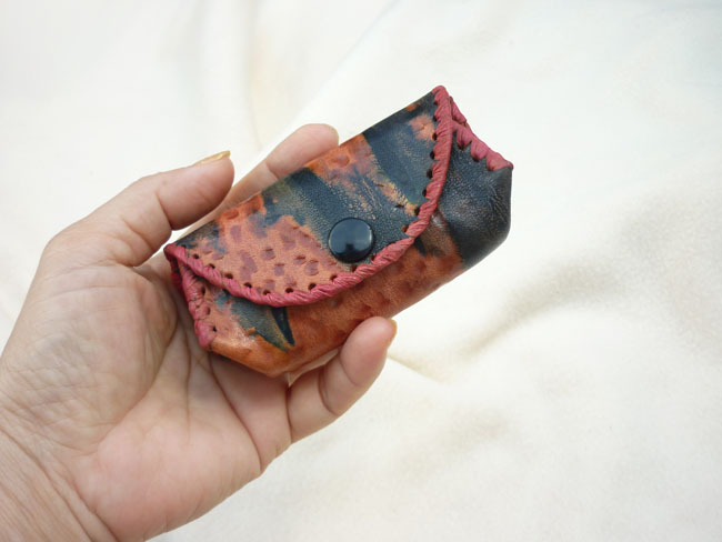 กระเป๋าใส่เหรียญ หนังแท้ (ของใหม่)