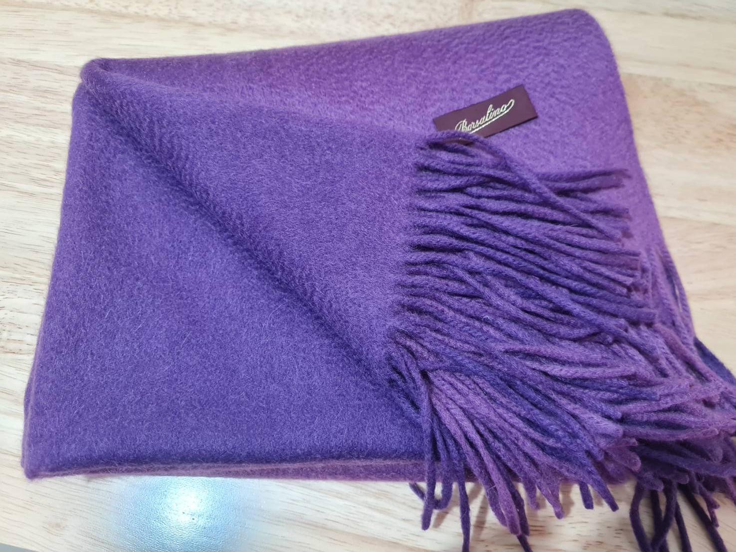 ผ้าคลุมไหล่ Borsalino Cashmere (มือ1) นุ่มมาก