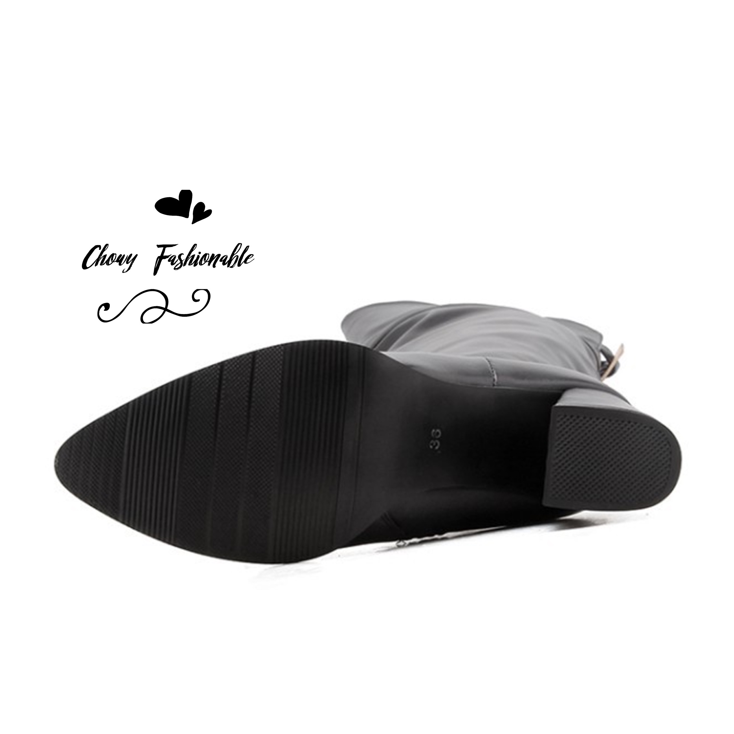 รองเท้าไซส์ใหญ่ 40-48 บูทไซส์ใหญ่ บู้ทยาวเหนือเข่า บู้ทยาวส้นสูง CHOWY KR1152